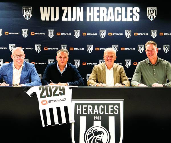 Heracles Almelo en Stanno gaan meerjarig partnership met elkaar aan