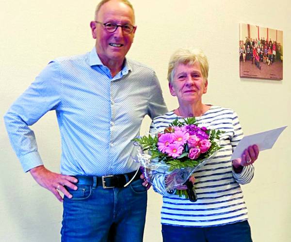 Zilveren speld voor Marleen Hermsen
