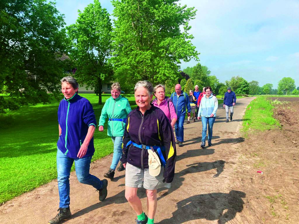 Waar de wandeltocht naartoe gaat wordt steeds meer bepaald door de leden.