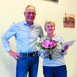 Zilveren speld voor Marleen Hermsen