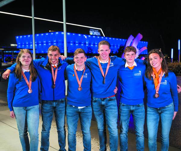 ROC van Twente scoort vijf medailles voor excellente prestaties tijdens EuroSkills Herning 2025