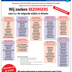 Vacature bezorger Hallo Almelo