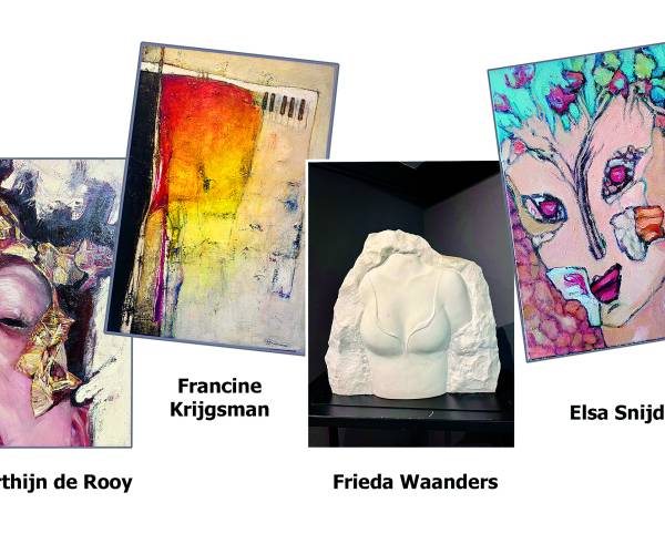 Zomerse kunst aan Herengracht te Almelo op zondag 29 juni