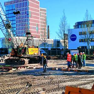 Bouw rechtbank bereikt nieuwe mijlpaal